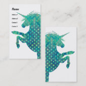  Boho Unicorn Visitekaartje (Voorkant / Achterkant)