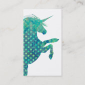  Boho Unicorn Visitekaartje (Achterkant)