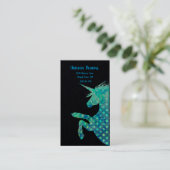 Boho Unicorn Visitekaartje (Staand voorkant)
