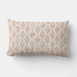 Boho Verbrand Oranje Diamant Geometrisch Kussen