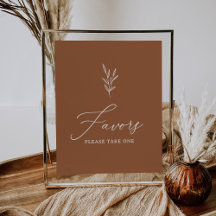 Boho verbrande oranje bruiloft favorieten bord