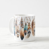 Boho Veren Keramische Mok (Voorkant links)