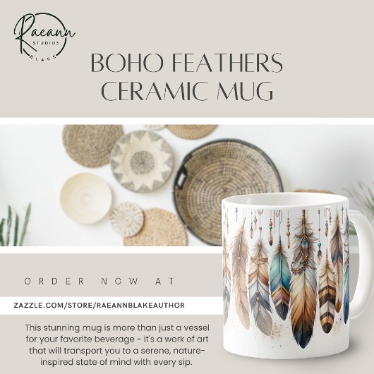 Boho Veren Keramische Mok