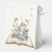 Boho verhalenboek Dragon Baby shower Bedankdoosjes (Achterkant)