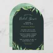 Boho verlaat bruidsdouche uitnodiging (Voorkant / Achterkant)
