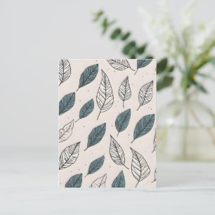 Boho verlaat kunst briefkaart