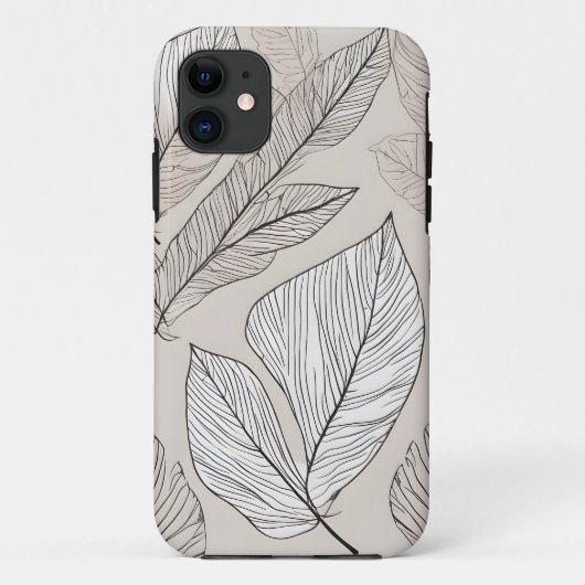 Boho verlaat kunst Case-Mate iPhone case (Achterkant)