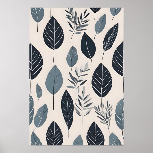 Boho verlaat kunst poster (Voorkant)
