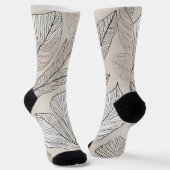 Boho verlaat kunst sokken (Gebogen)