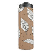 Boho verlaat kunst thermosbeker (Voorkant)