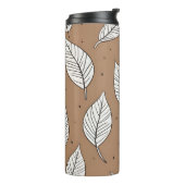 Boho verlaat kunst thermosbeker (Gedraaid links)