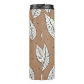 Boho verlaat kunst thermosbeker (Achterkant)