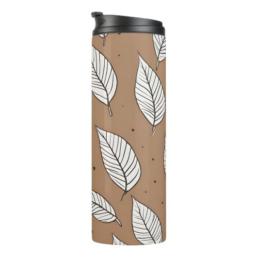 Boho verlaat kunst thermosbeker (Geroteerd rechts)