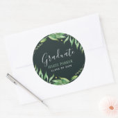 Boho verlaat persoonlijk Afstuderen Ronde Sticker (Envelop)