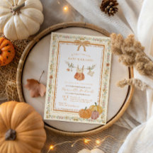 Boho Verliefd op de Herfst Baby Shower Meisje