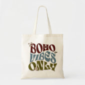 Boho VIbes seulement Retro Vintage Sac fourre-tout (Devant)