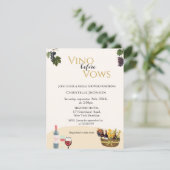 Boho Vino avant de prononcer une invitation à la d (Debout devant)