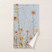 Boho Vintage Fleurs sauvages (Serviette à main)