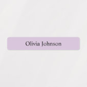 Boho violet Kids étanche Nom Étiquettes (Design 1)