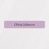 Boho violet Kids étanche Nom Étiquettes (Design 2)