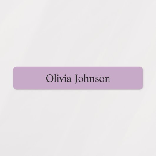 Boho violet Kids étanche Nom Étiquettes (Design 2)