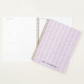 Boho visgraat lavendel Paarse Planner (Display)