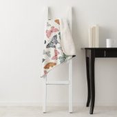 Boho vlinder Baby shower cadeau Sherpa Deken (In situ)