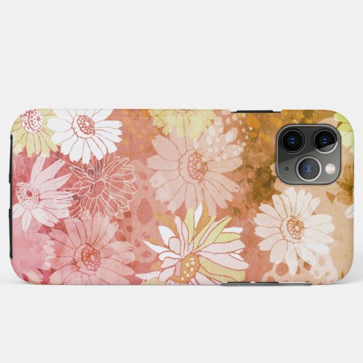 Boho voorjaarsbloemen Case-Mate iPhone case (Achterkant (horizontaal))