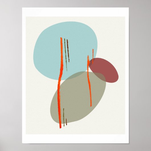 Boho-vormen Poster (Voorkant)