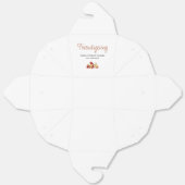 Boho Vrienden geven moderne Thanksgiving restjes Bedankdoosjes (Ongevouwen)