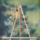 Boho Vrijgezellenfeest acryl teken Acryl Bord (Neutraal)