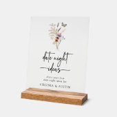 Boho Vrijgezellenfeest acryl teken Acryl Bord (Hoek)