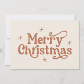 Boho Vrolijk Kerstvakantie Kaart (Voorkant)