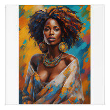Boho-vrouw in Zonnebloem Expressieve Hippie