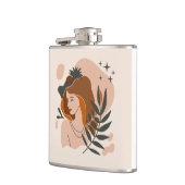 Boho Vrouw Sterren Heupfles (Links)