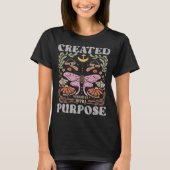 Boho Vrouwen Christelijk Creëer met Doel T-shirt (Voorkant)