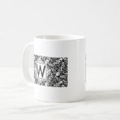 Boho W Monogram Koffiemok (Voorkant links)