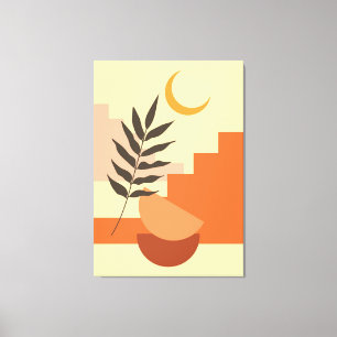 Boho wandkunst canvas afdruk