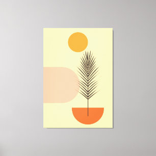 Boho wandkunst canvas afdruk