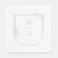 Boho Wapen - pastel initialen