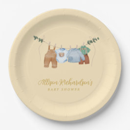 Boho waslijn jongen pastel geel Papier Bord