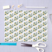 Boho Watercolor Citroenen & Groene Decoupage Tissuepapier (Craft)
