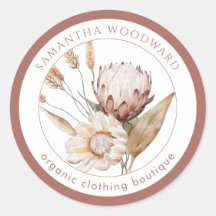 Boho Watercolor Clothing Boutique - Wildflowers