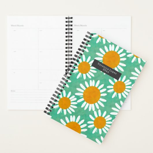 Boho Watercolor Daisies (Devant avec enveloppe)