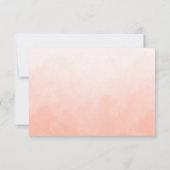 Boho Watercolor Floral Wedding RSVP (Dos)