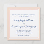 Boho Watercolor Floral Wreath Faire-part de mariag (Dos)