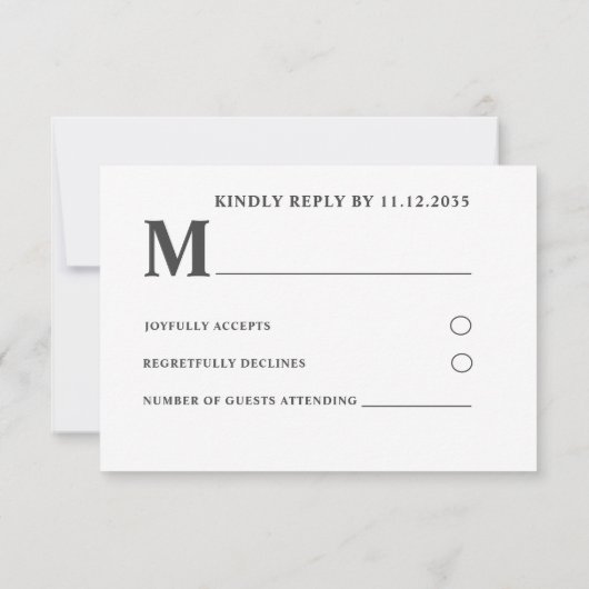 Boho Watercolor Lemons & Lavender Wedding RSVP (Dos)