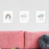 Boho Watercolor Rainbow Nursery Decor (Salon)