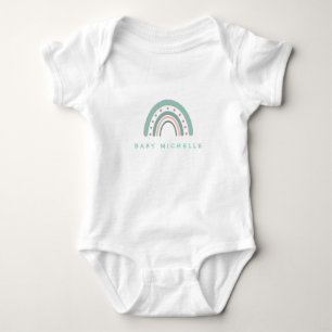Boho Watercolor Regenboog Persoonlijk Romper