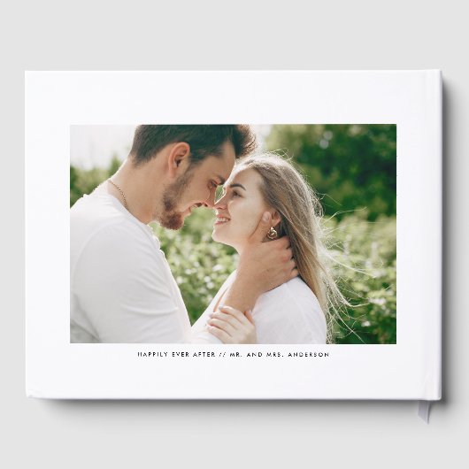 Boho Watercolor Succulents Mariage livre d'hôtes (Verso)